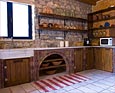 Kitchen view in Villa Rozare